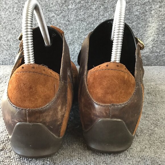 Merrell Suede And Leather Dark Spice Brown T-Strap Mary Jane Shoes Sz 8.5 - Picture 4 of 10